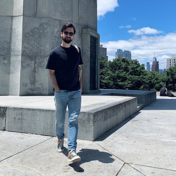 Photo of Andrew at Fort Greene Park